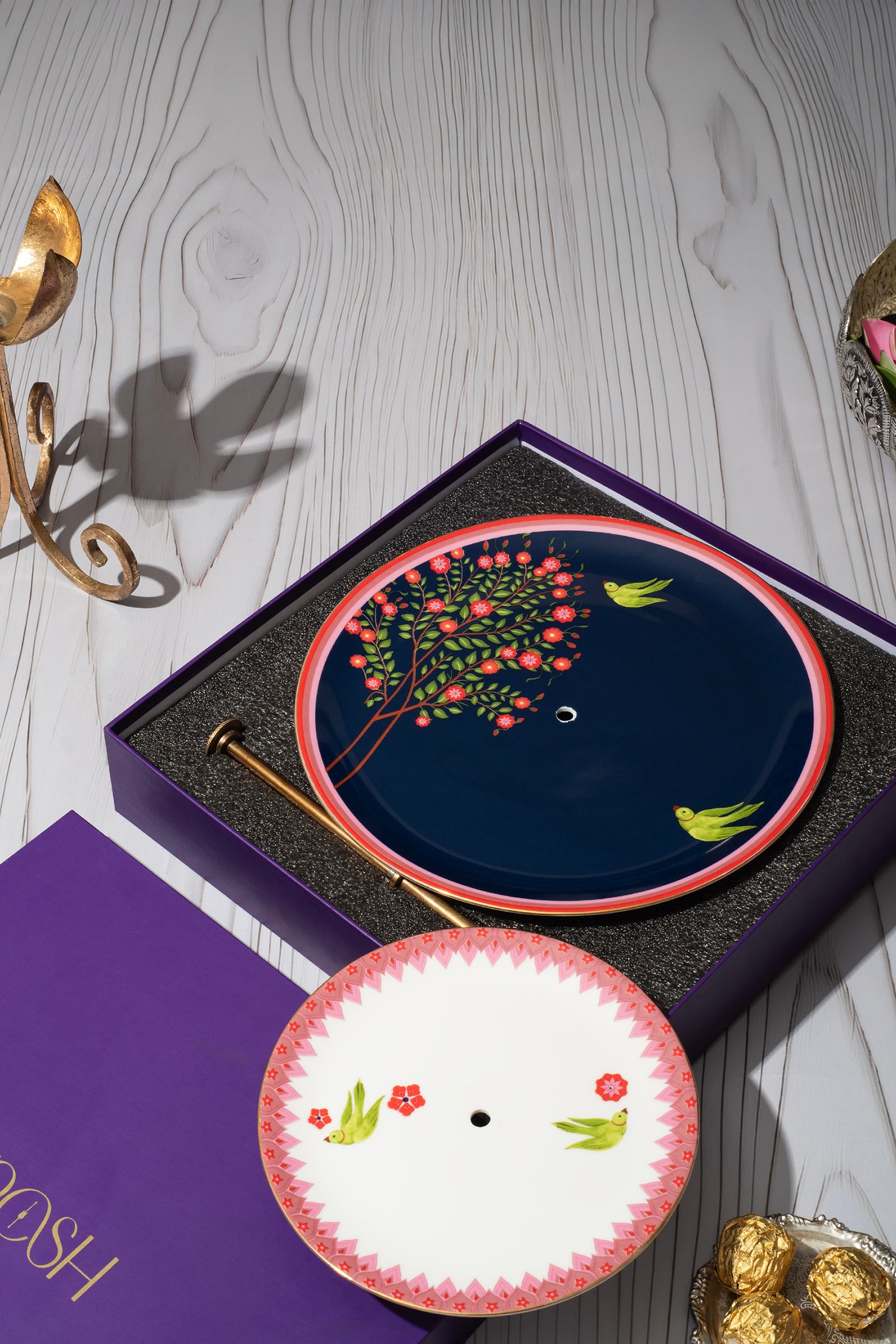Rakhsha Bandhan Gift Hamper Mausam 2 Tier Cake stand