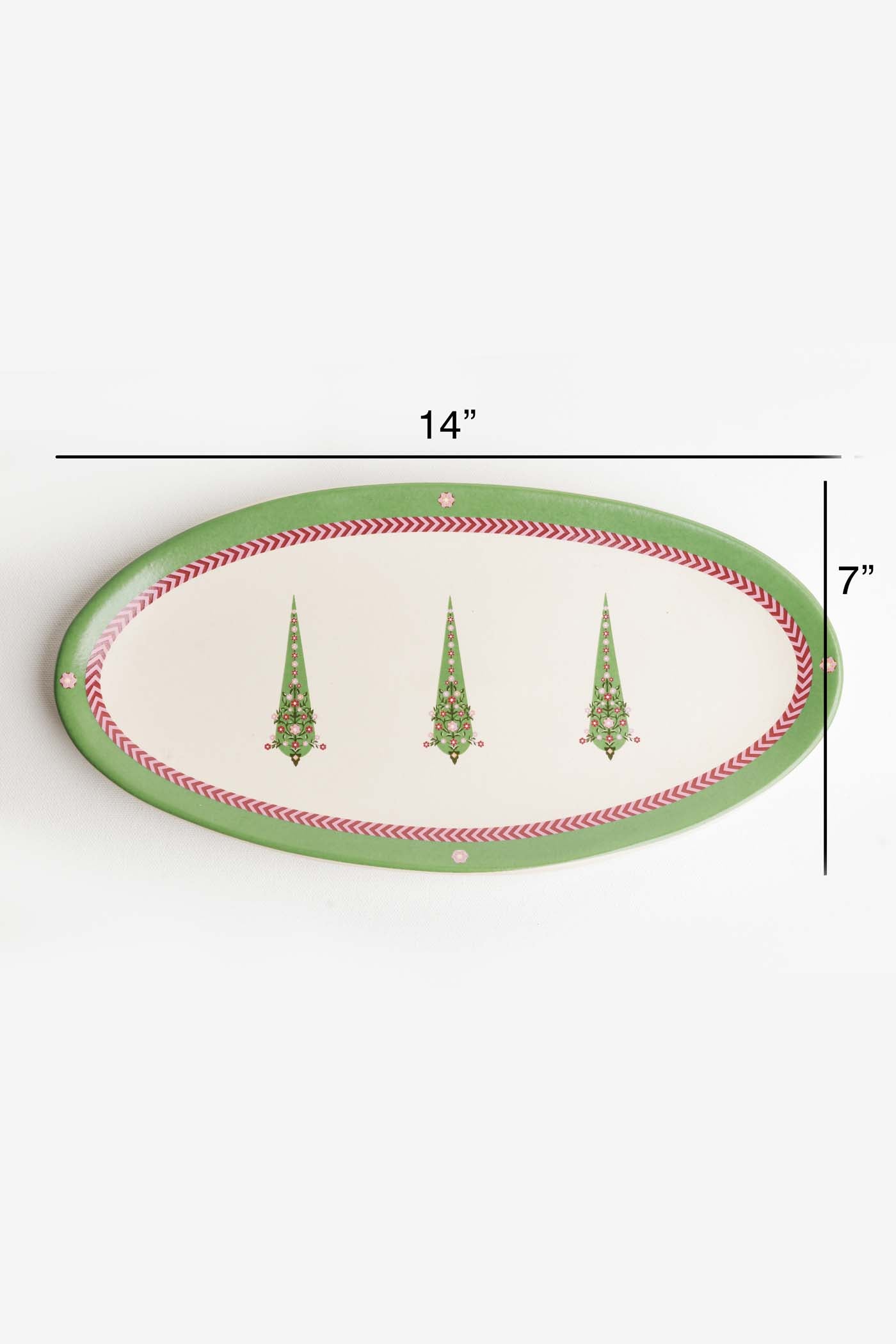 Mughal Garden Oval Platter