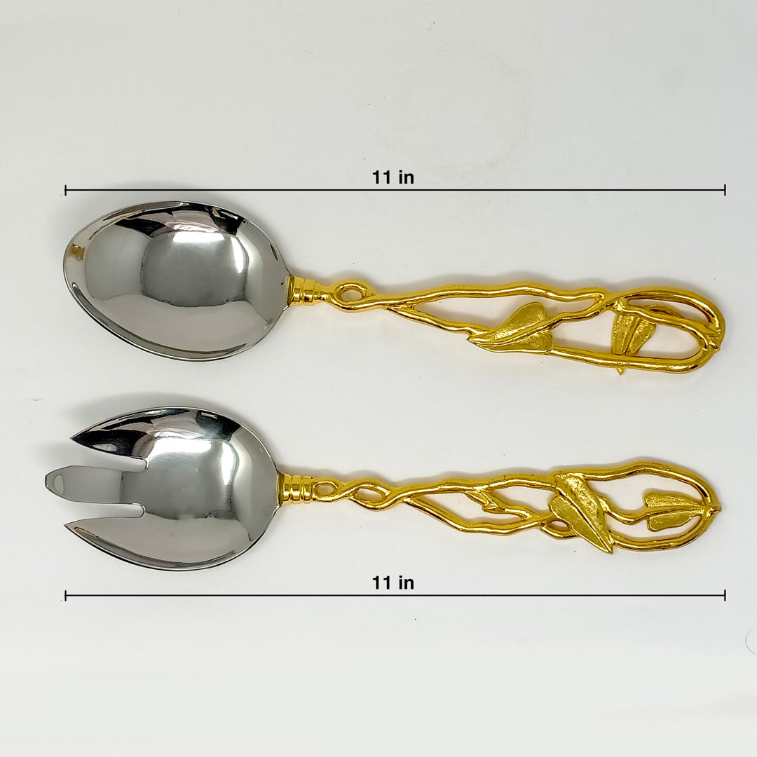 Golden Leaves (Set of 2)