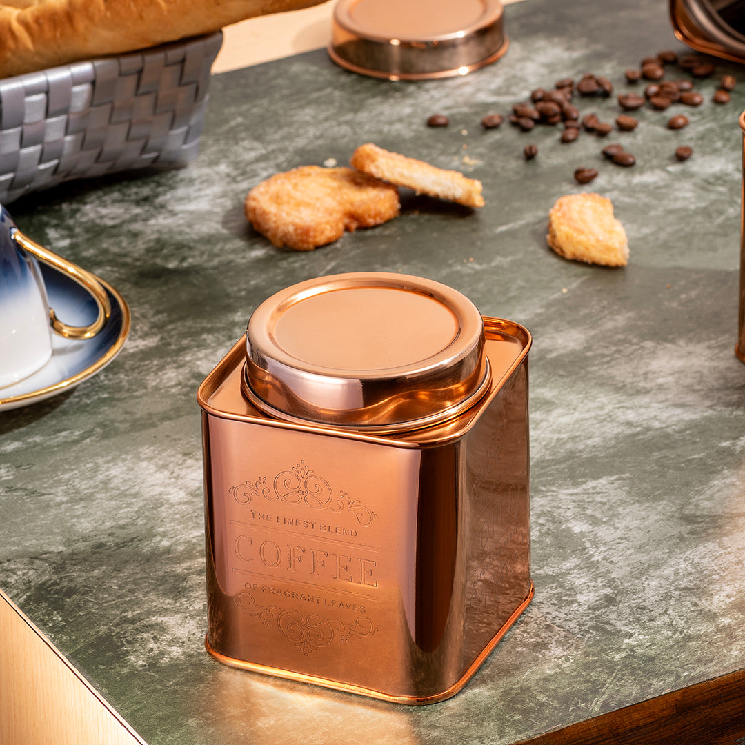 Copper Divine Storage Jars (Set Of 3)