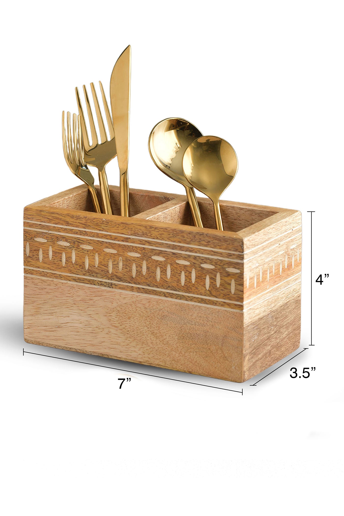 Whitewash Cutlery Holder