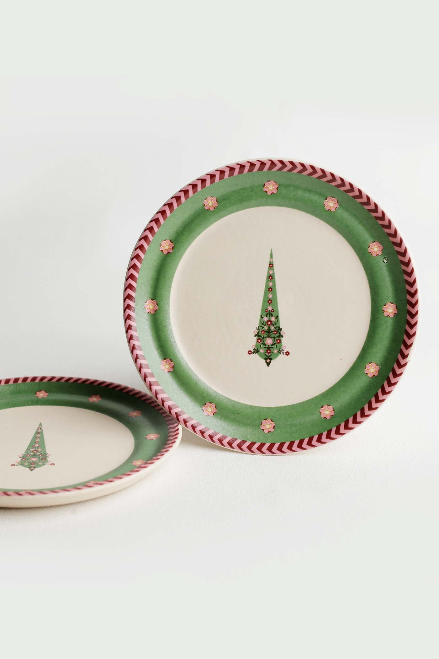 Rakhsha Bandhan Gift Hamper Mughal Garden Small Plate
Set of 4