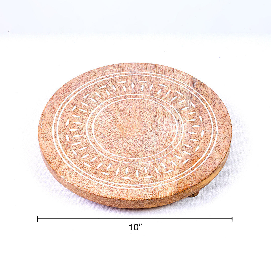 White wash Cheese Board Riser