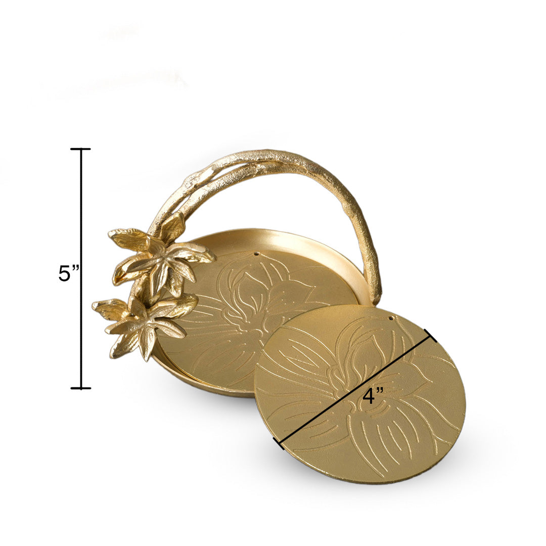 Kumudini Coaster holder (4 Coasters)