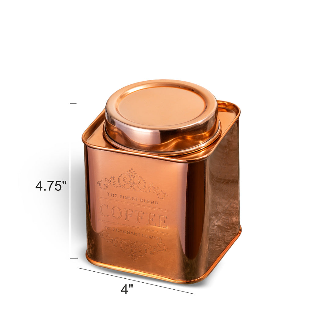 Copper Divine Storage Jars (Set Of 3)