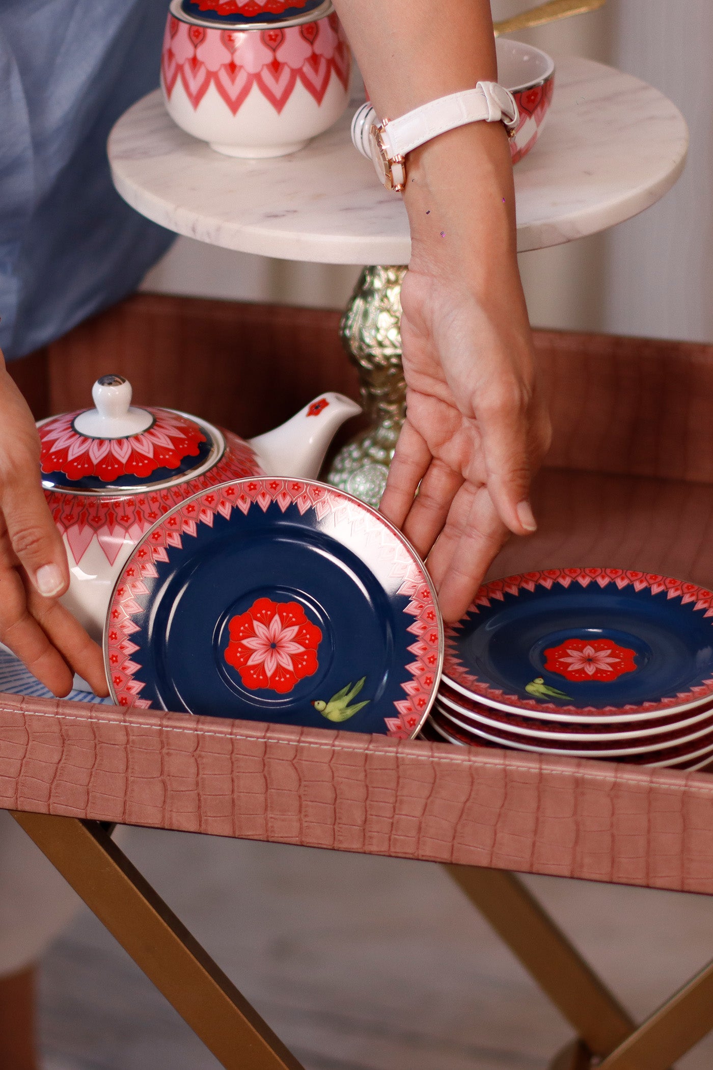 Mausam Tea Set of 14 Pcs
