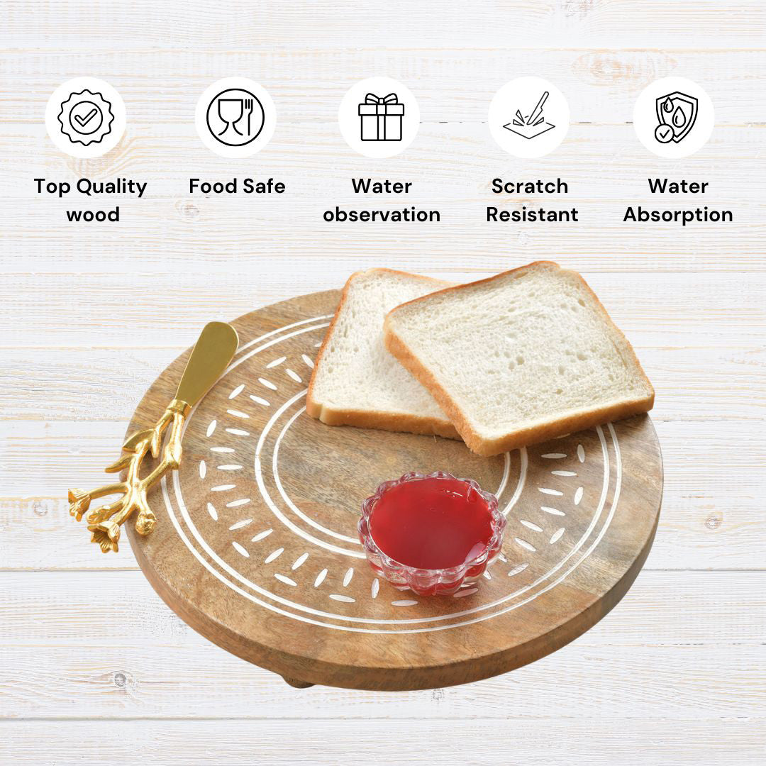 White wash Cheese Board Riser