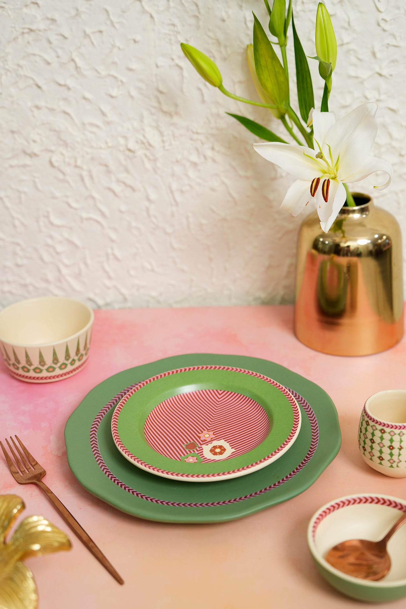 Mughal Garden Dessert Plate