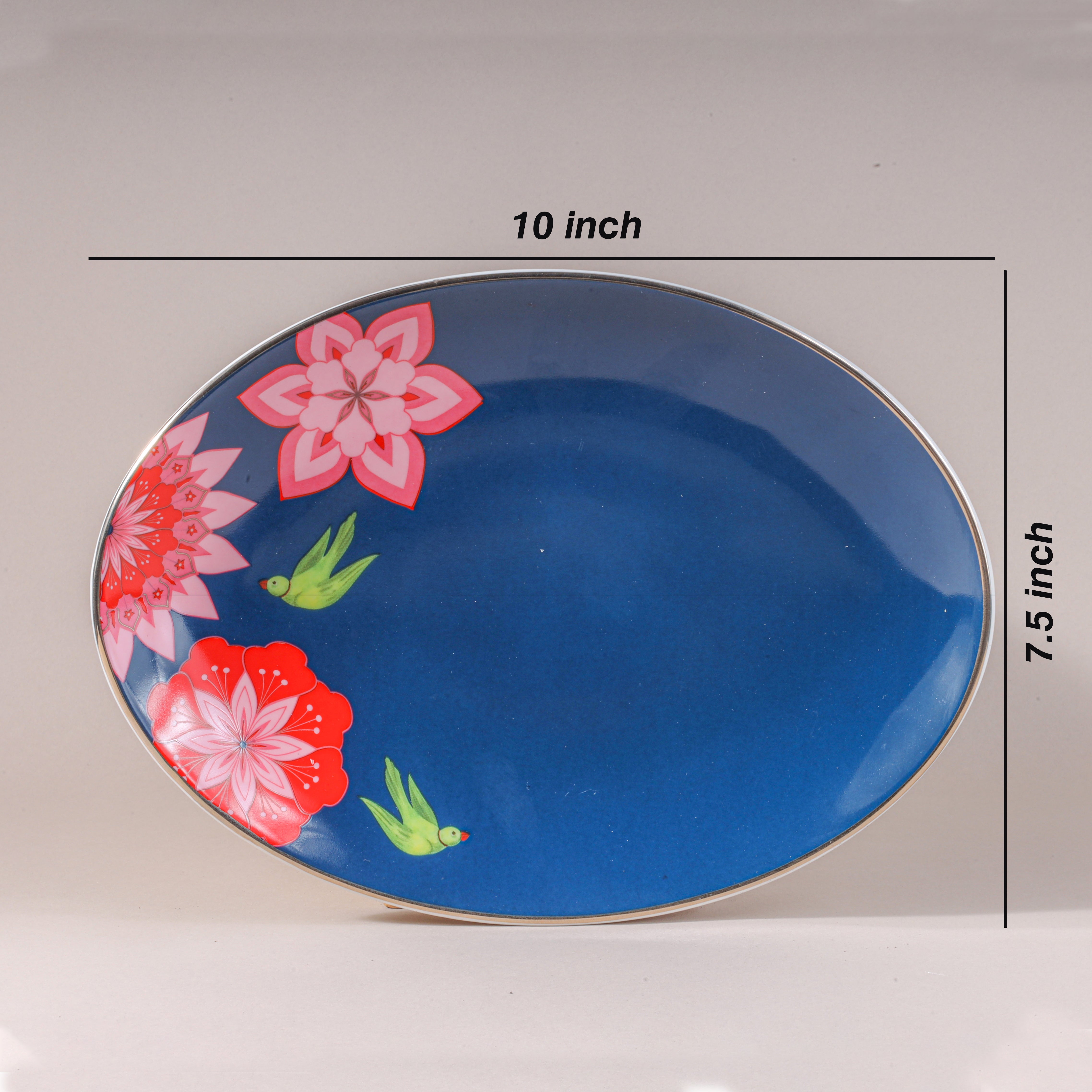 Mausam Series set of 3 (2 Pink Mugs 1 Platter)