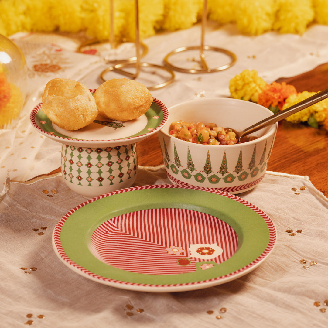 Mughal Garden Dessert Plate