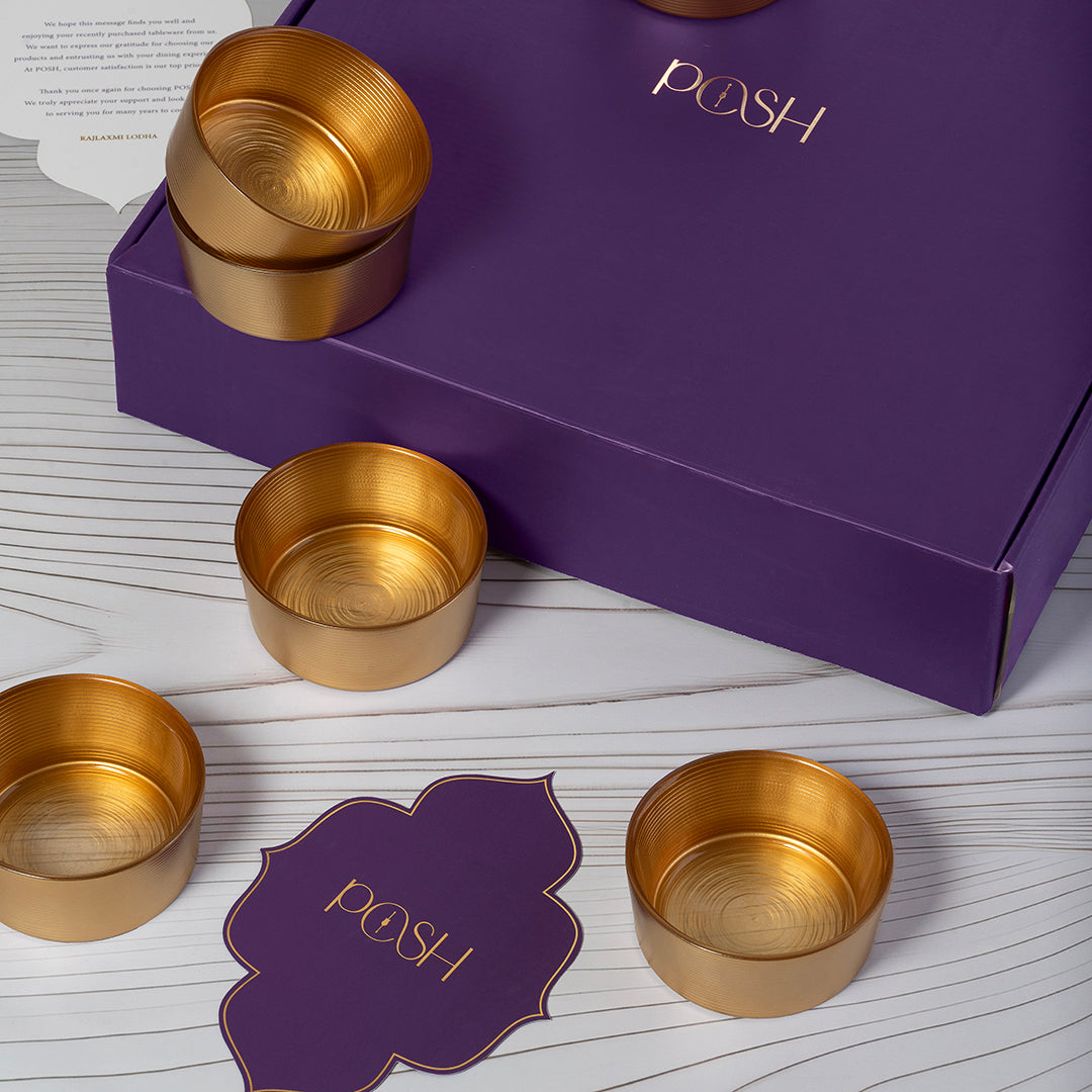 Classic Bowl ( Gold)
Set Of 6