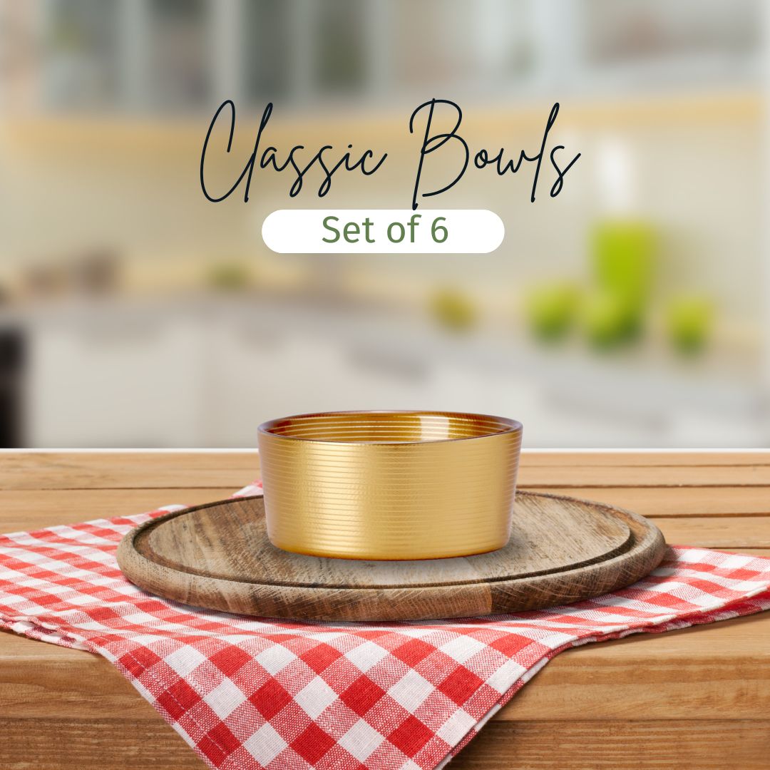 Classic Bowl ( Gold)
Set Of 6