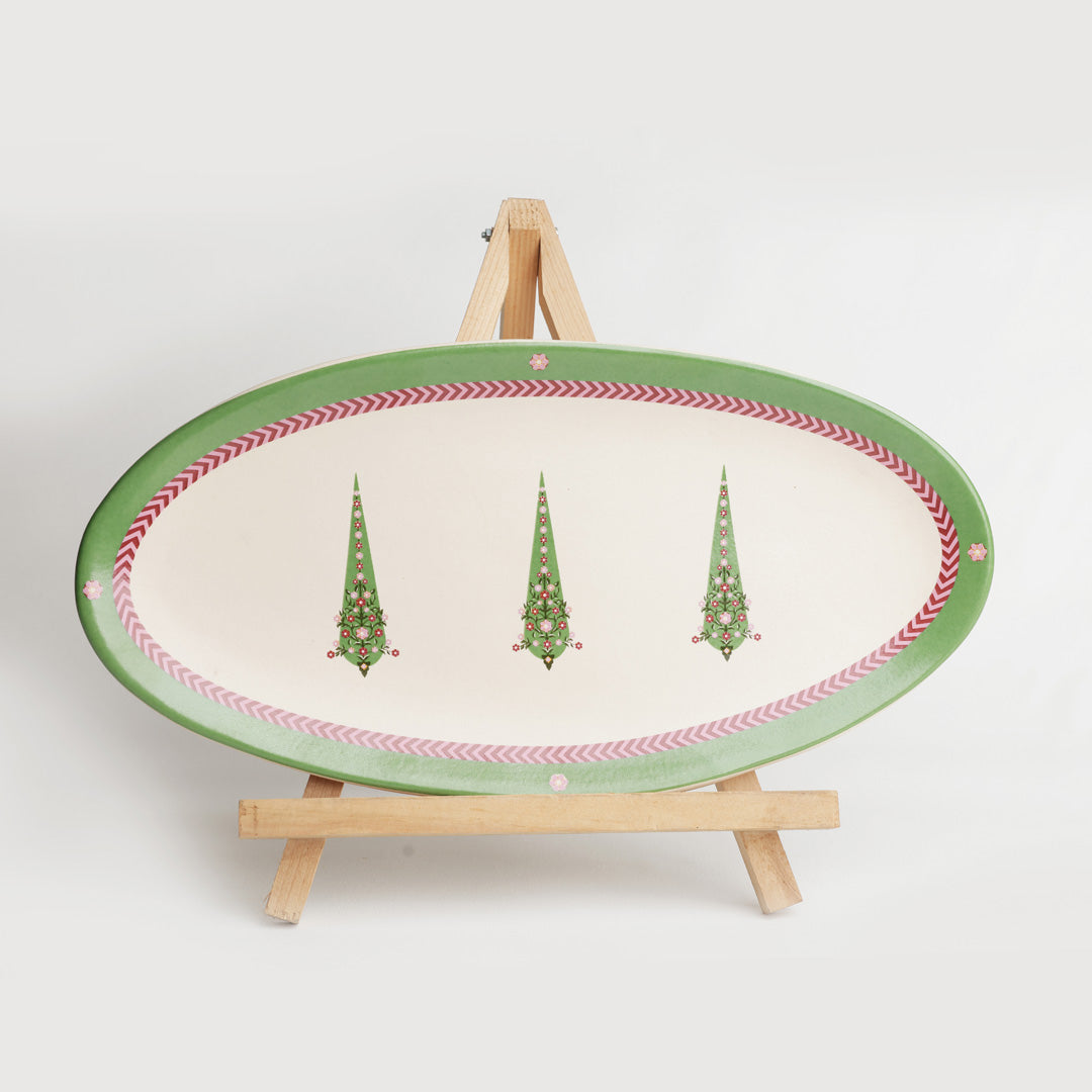 Mughal Garden Oval Platter