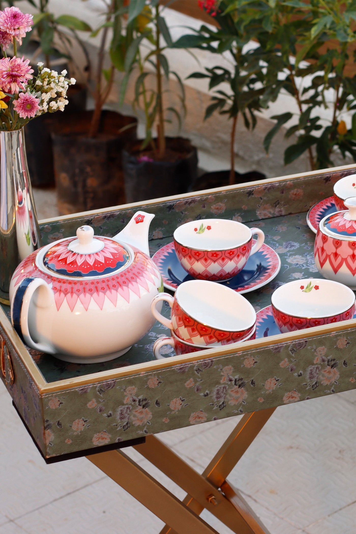 Mausam Tea Set of 14 Pcs