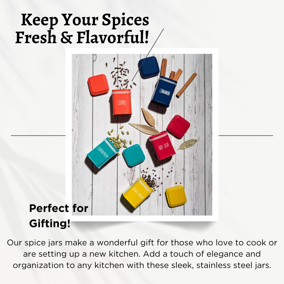 Masala Storage Jars ( Set Of 5 )