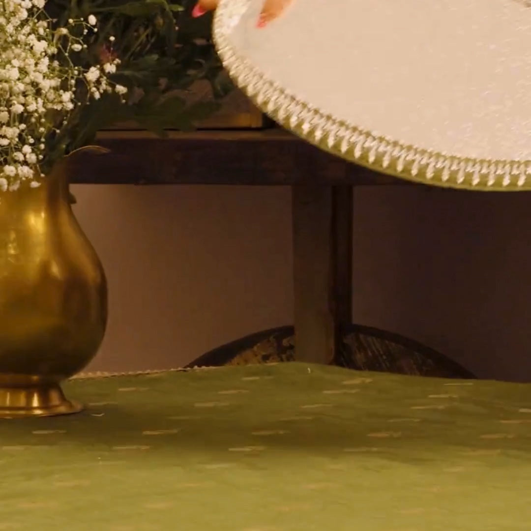 German Silver Oval Tray