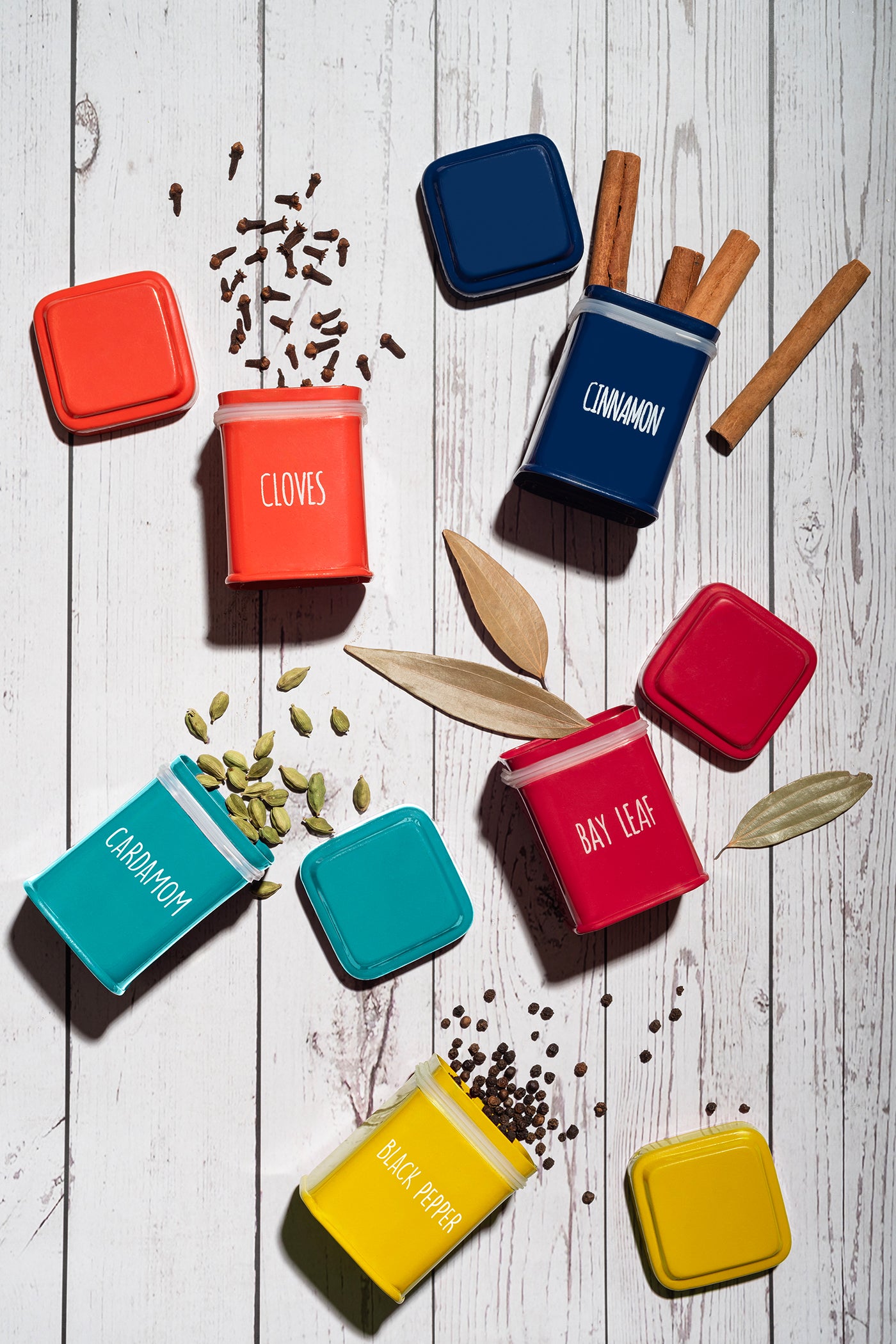 Masala Storage Jars ( Set Of 5 )