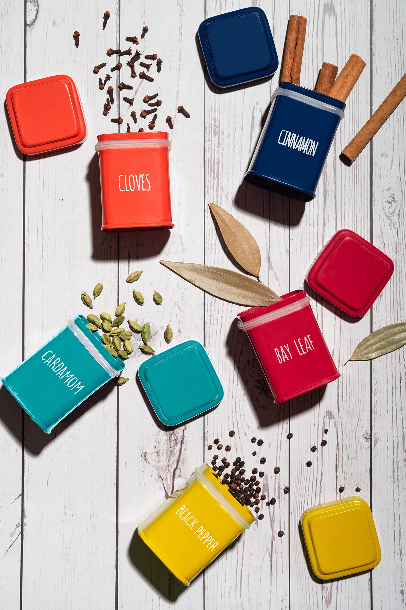 Masala Storage Jars ( Set Of 5 )