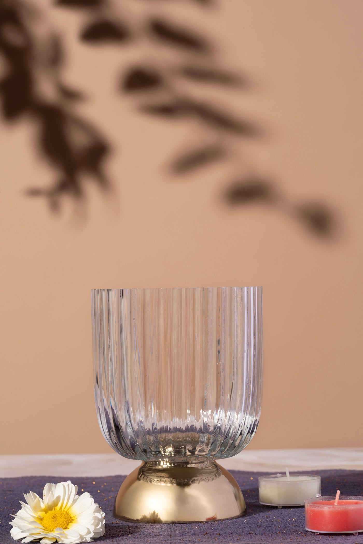 Kumudini Glass Votive (L)