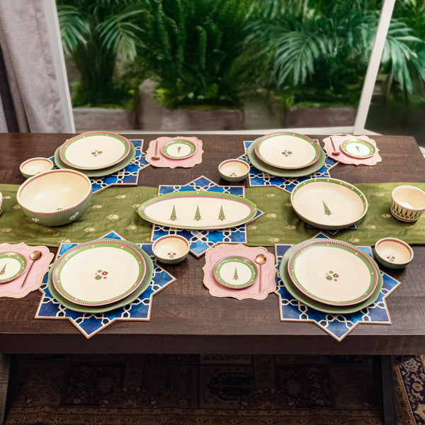 Mughal Garden Dinner Set of 19