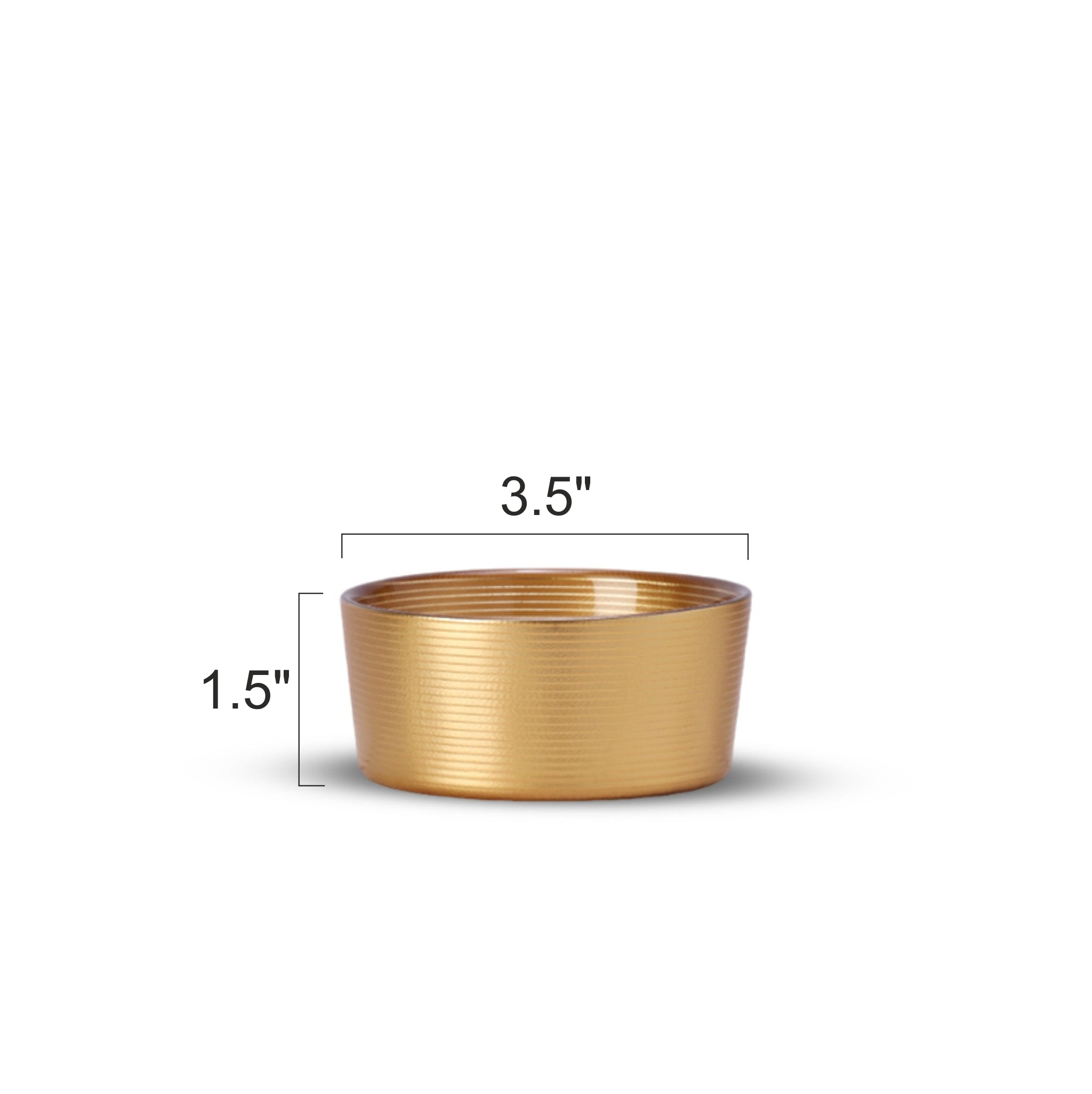 Classic Bowl ( Gold) Set Of 6 - Gifting