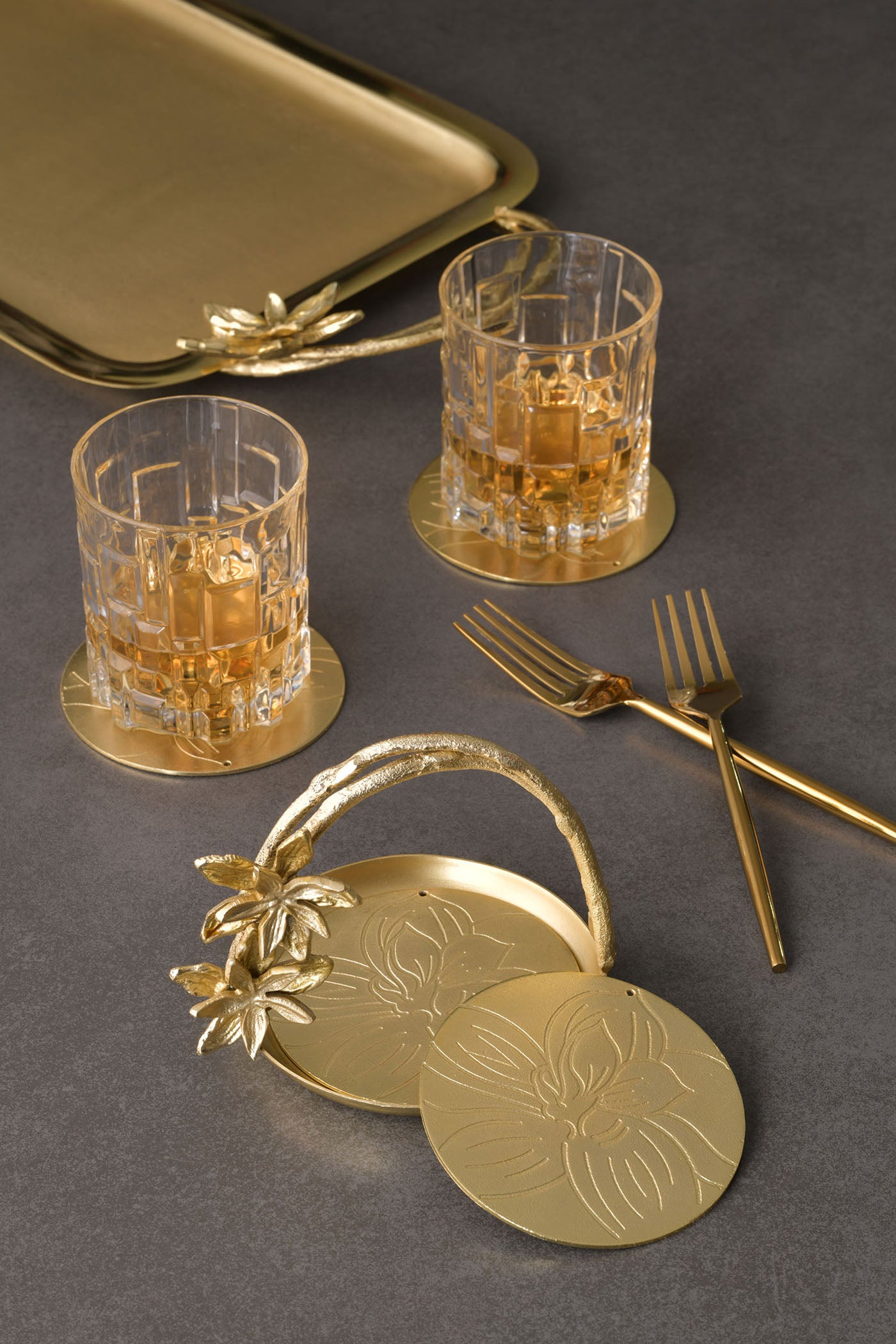 Kumudini Coaster holder Set Of 5
