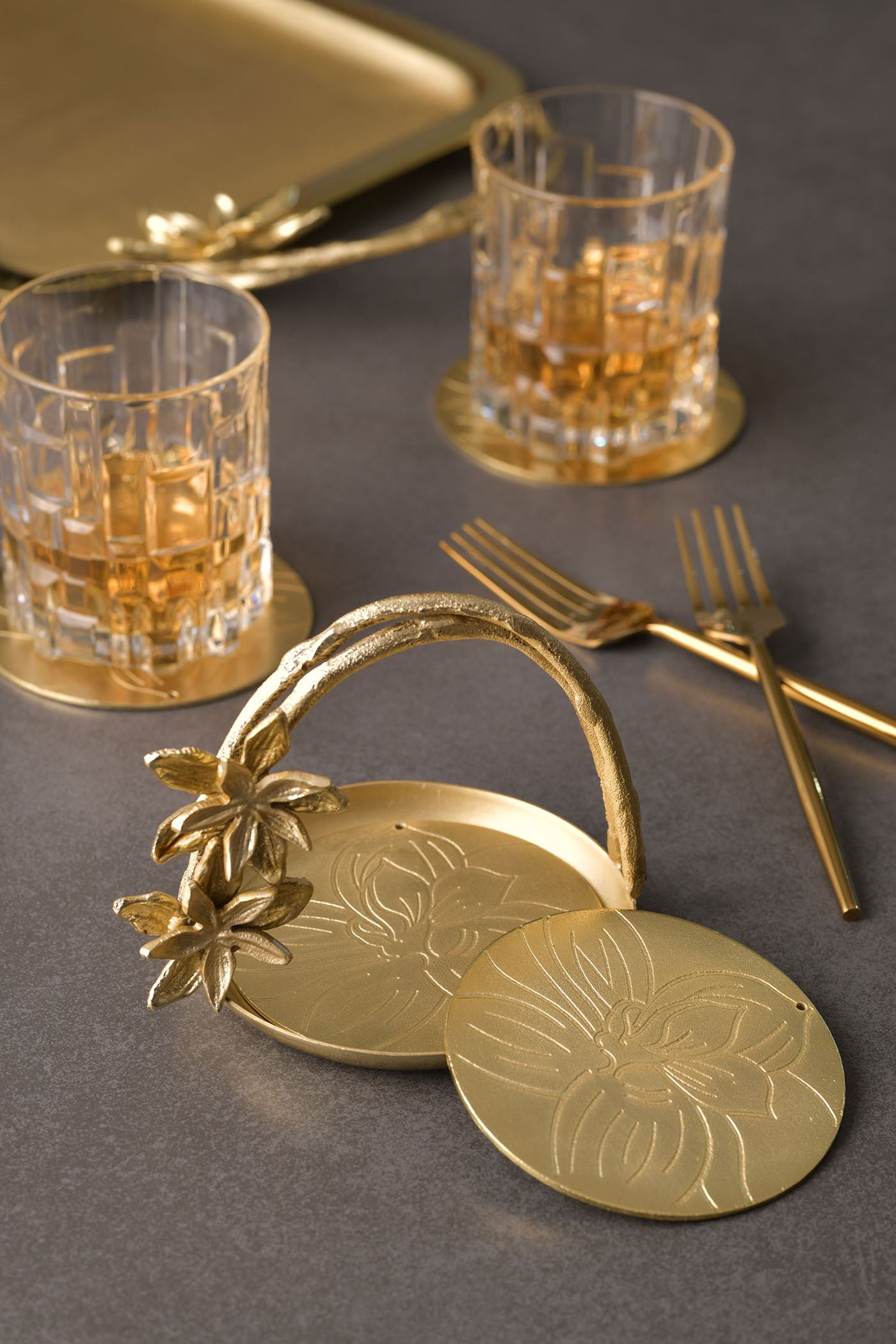 Kumudini Coaster holder Set Of 5