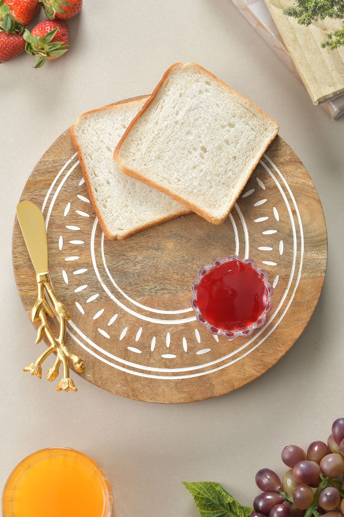 White wash Cheese Board Riser