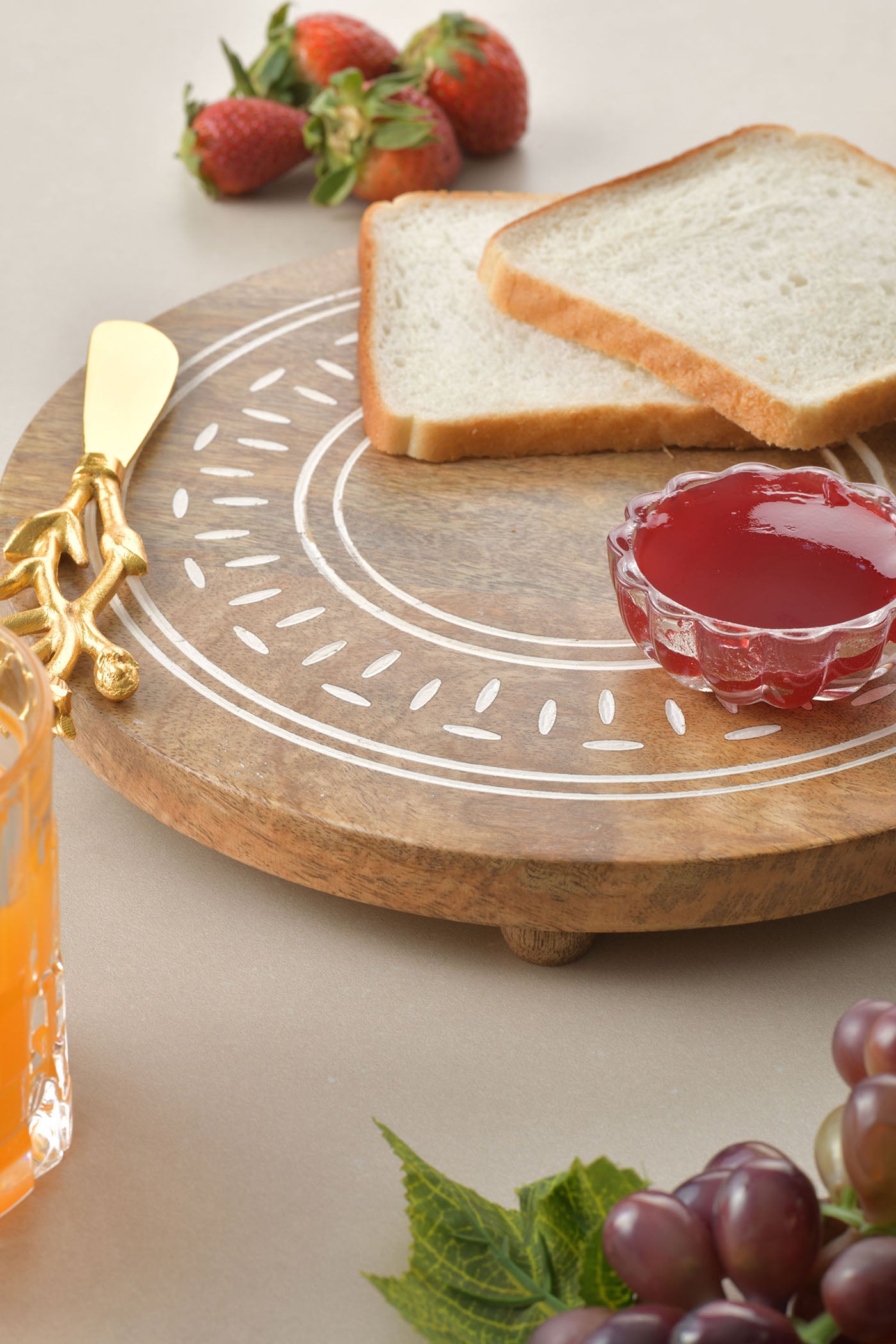 White wash Cheese Board Riser