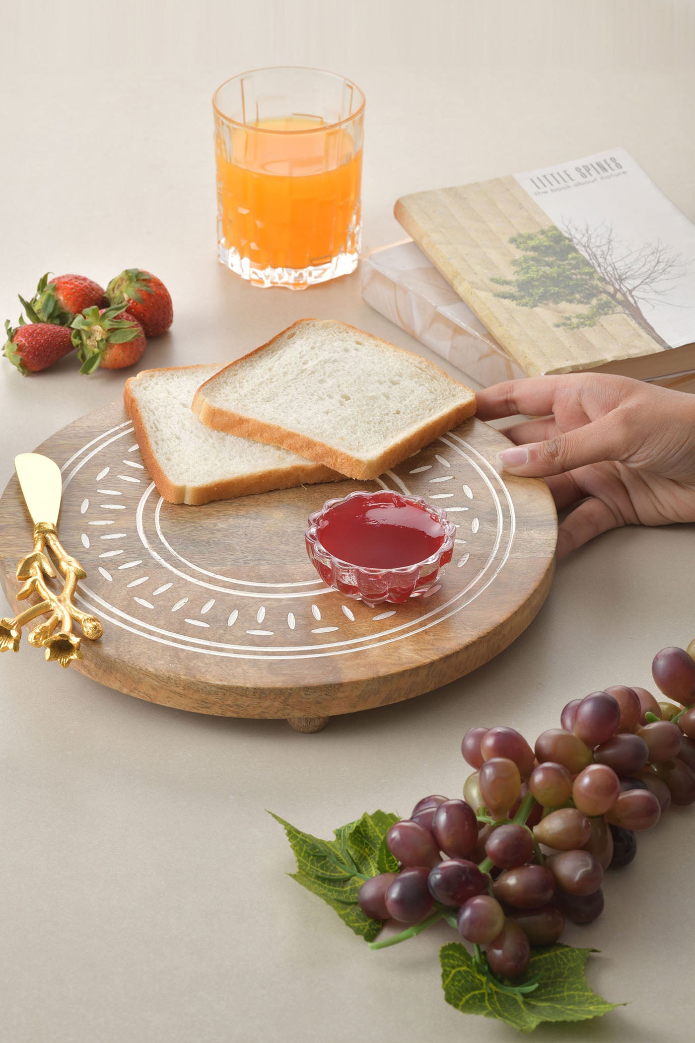 White wash Cheese Board Riser