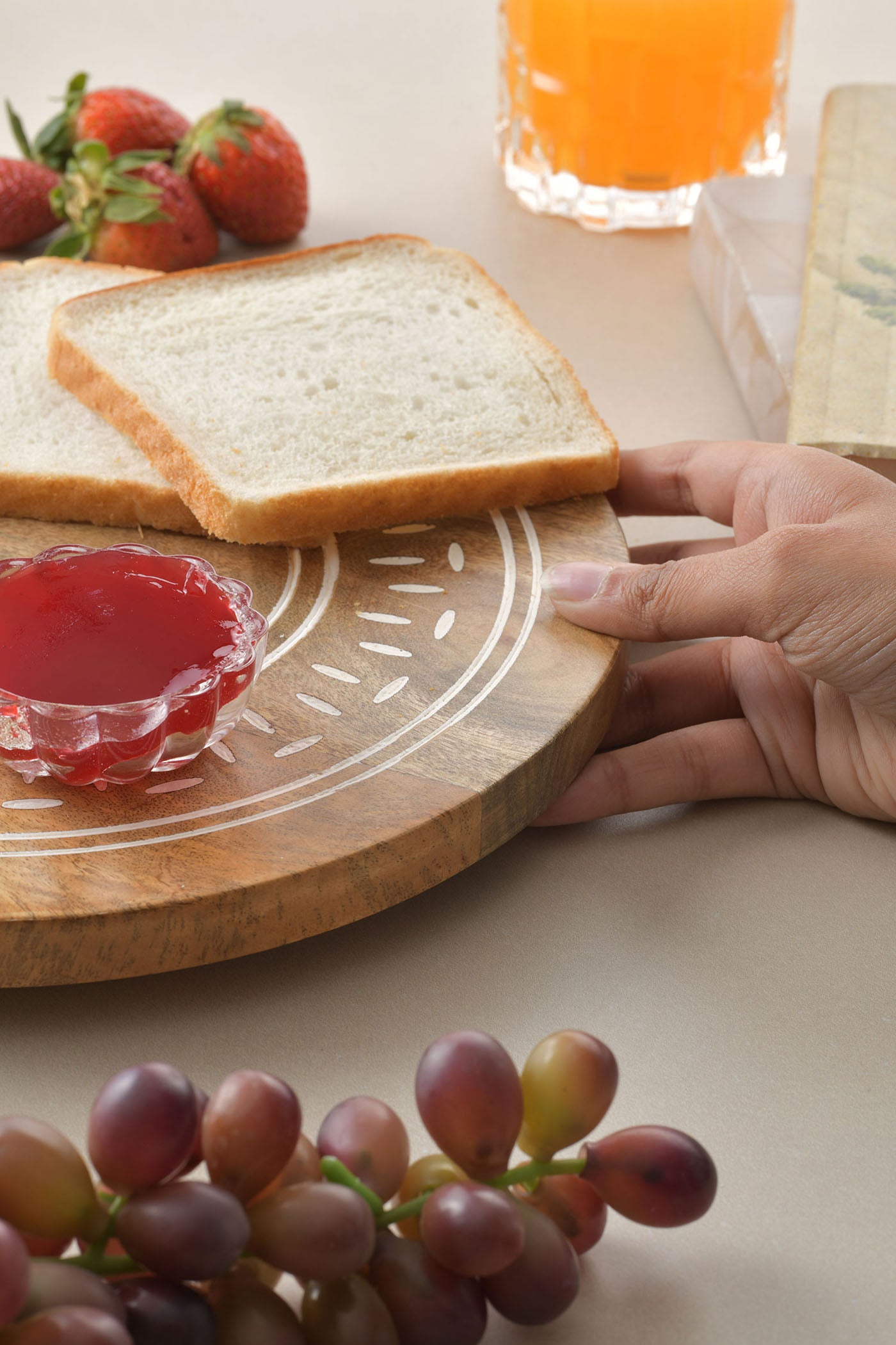 White wash Cheese Board Riser