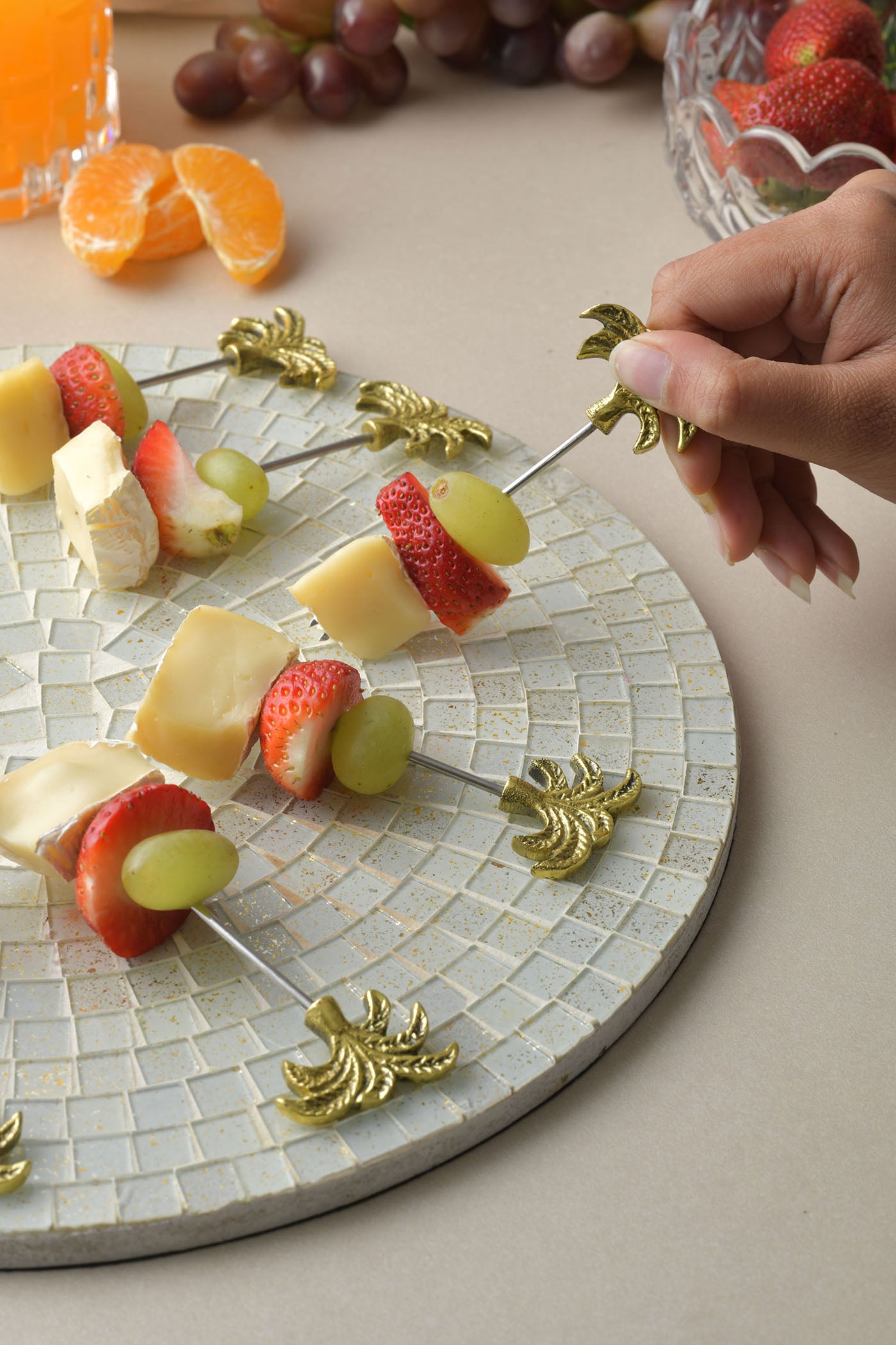 Tropical Food Pick Set of 6