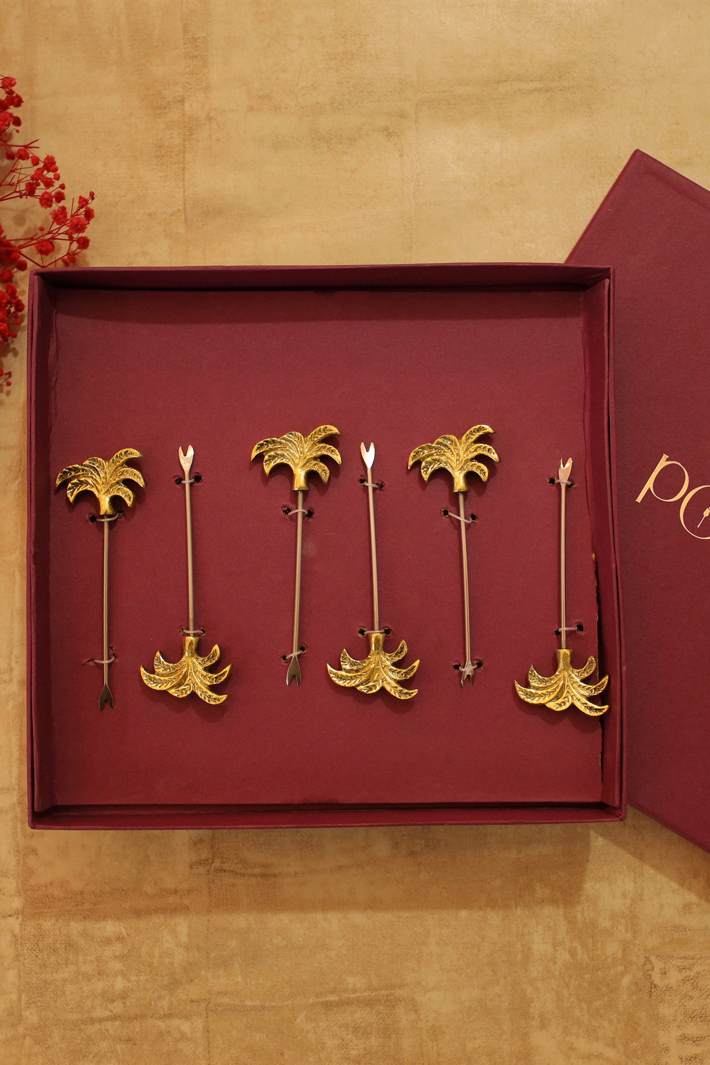 Tropical Food Pick Set of 6