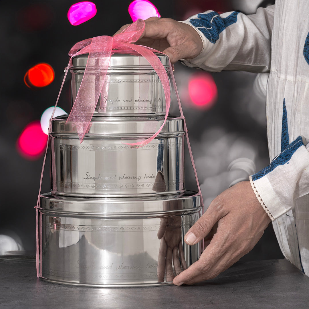 Vintage Dabbas  (set of 3)