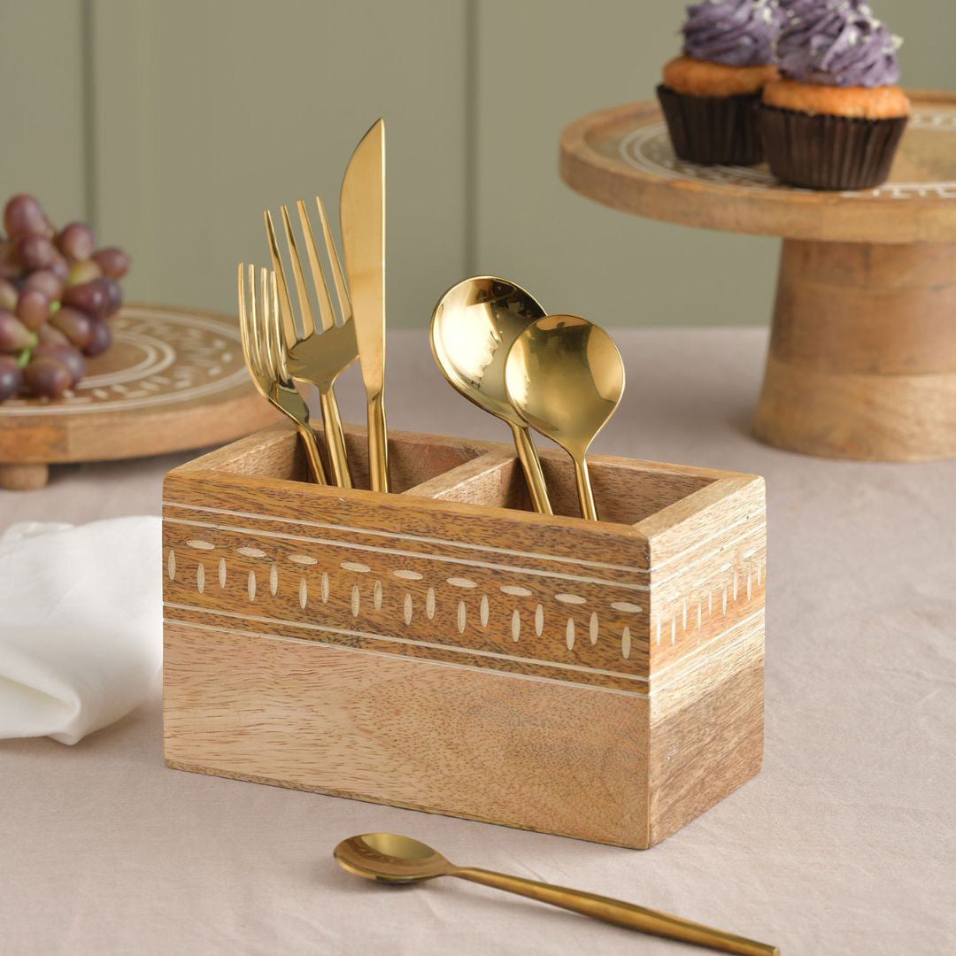 Whitewash Cutlery Holder