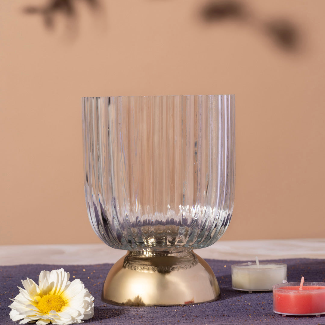 Kumudini Glass Votive (L)