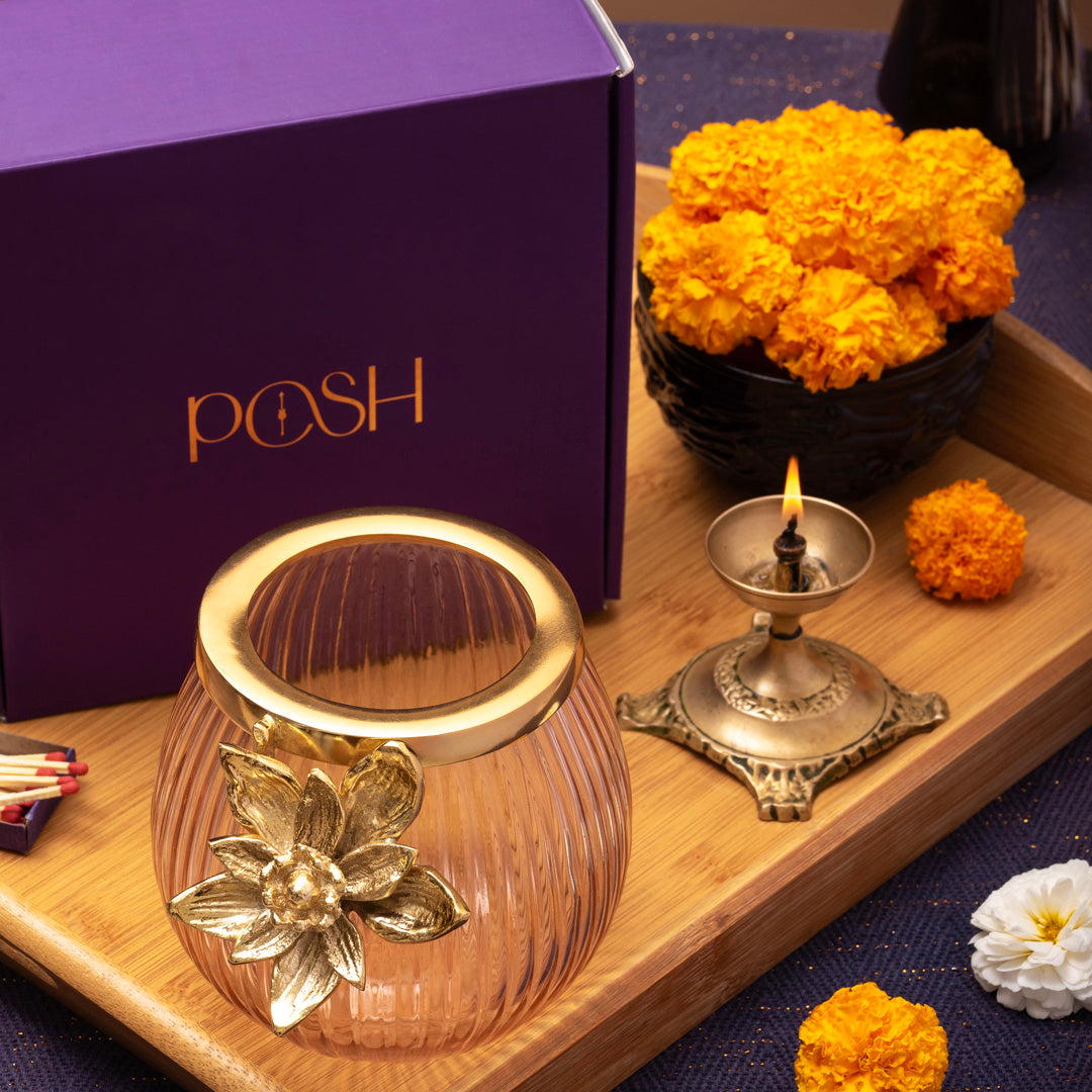 Kumudini Glass Votive (S)