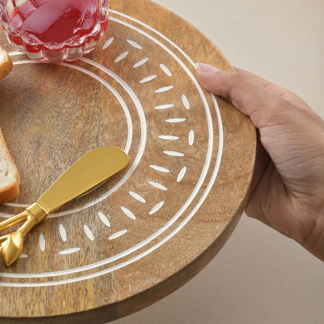 White wash Cheese Board Riser