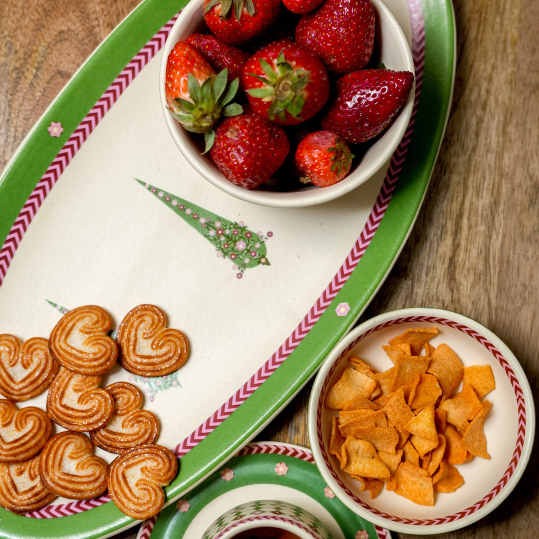 Mughal Garden Oval Platter