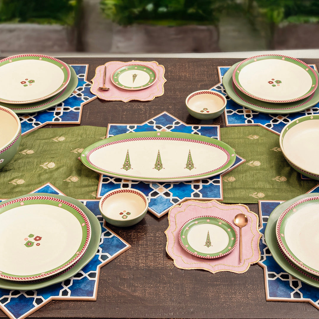 Mughal Garden Oval Platter