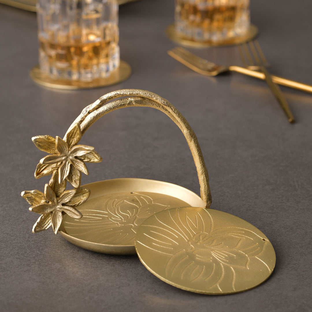 Kumudini  Coaster holder (4 Coasters)
