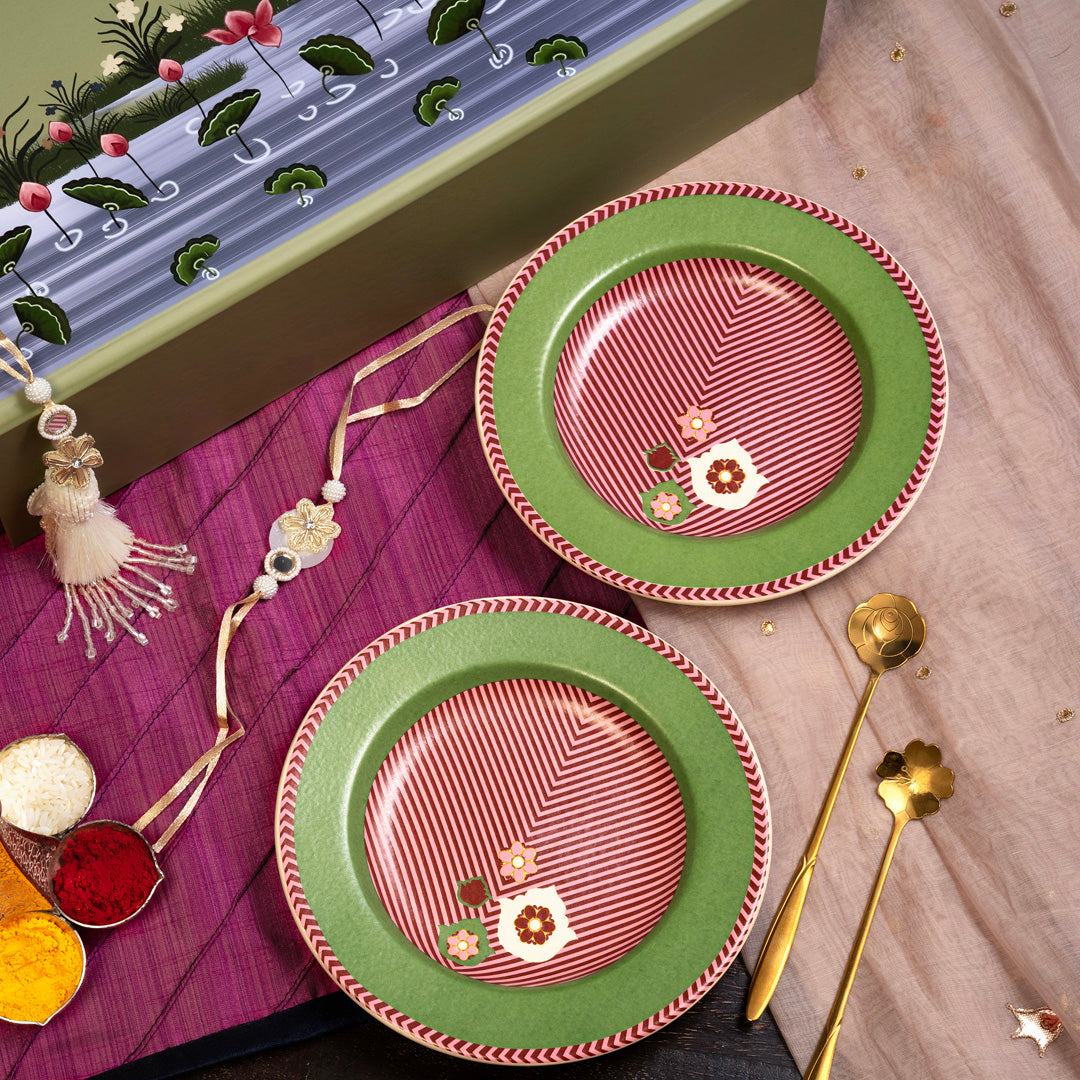 Mughal Garden Dessert Plate