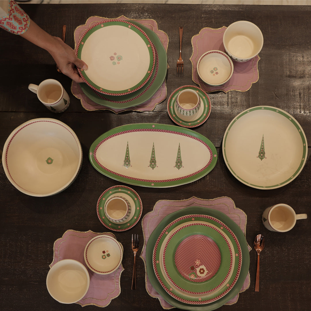 Mughal Garden Oval Platter