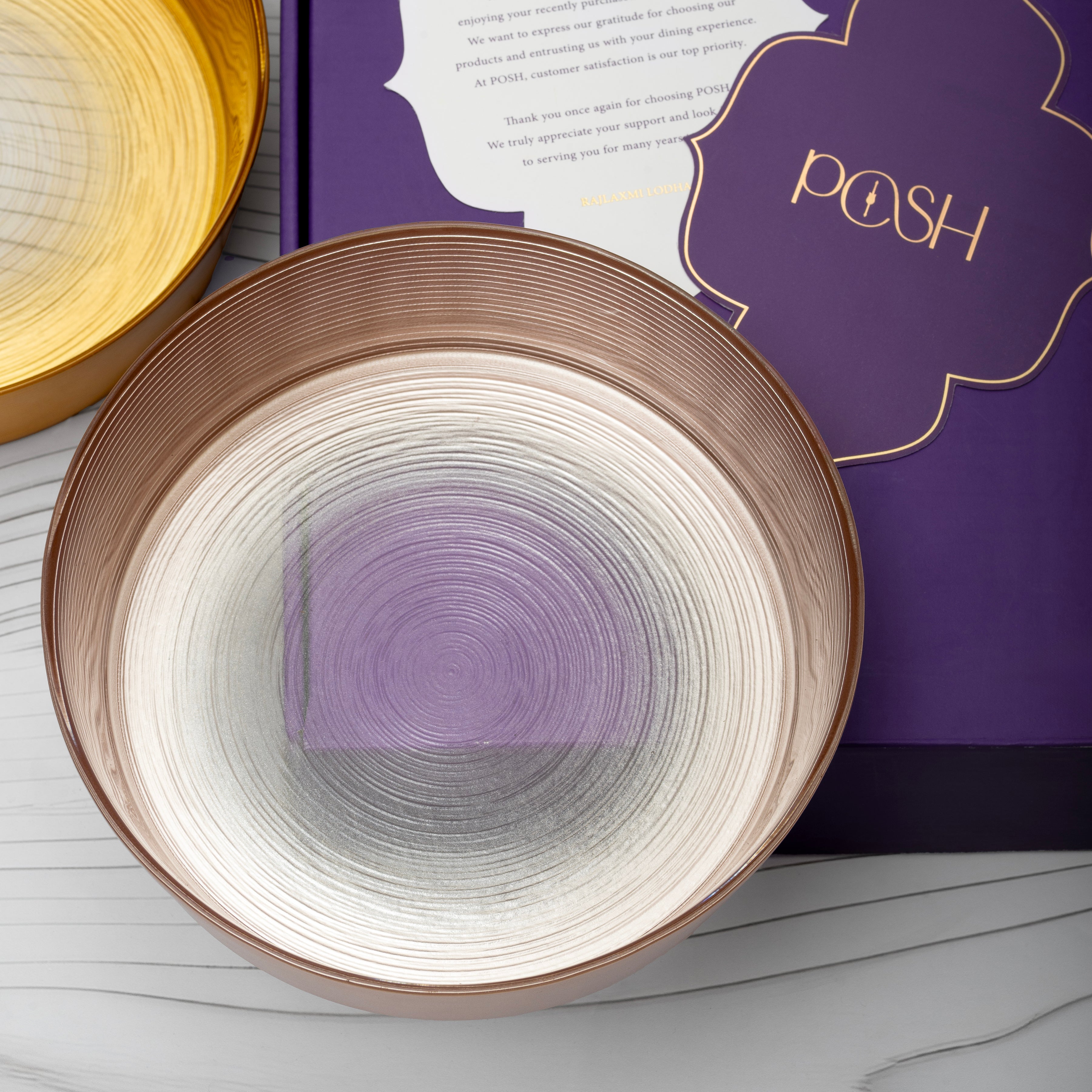 Classic Serving Bowl ( Purple) - Giting