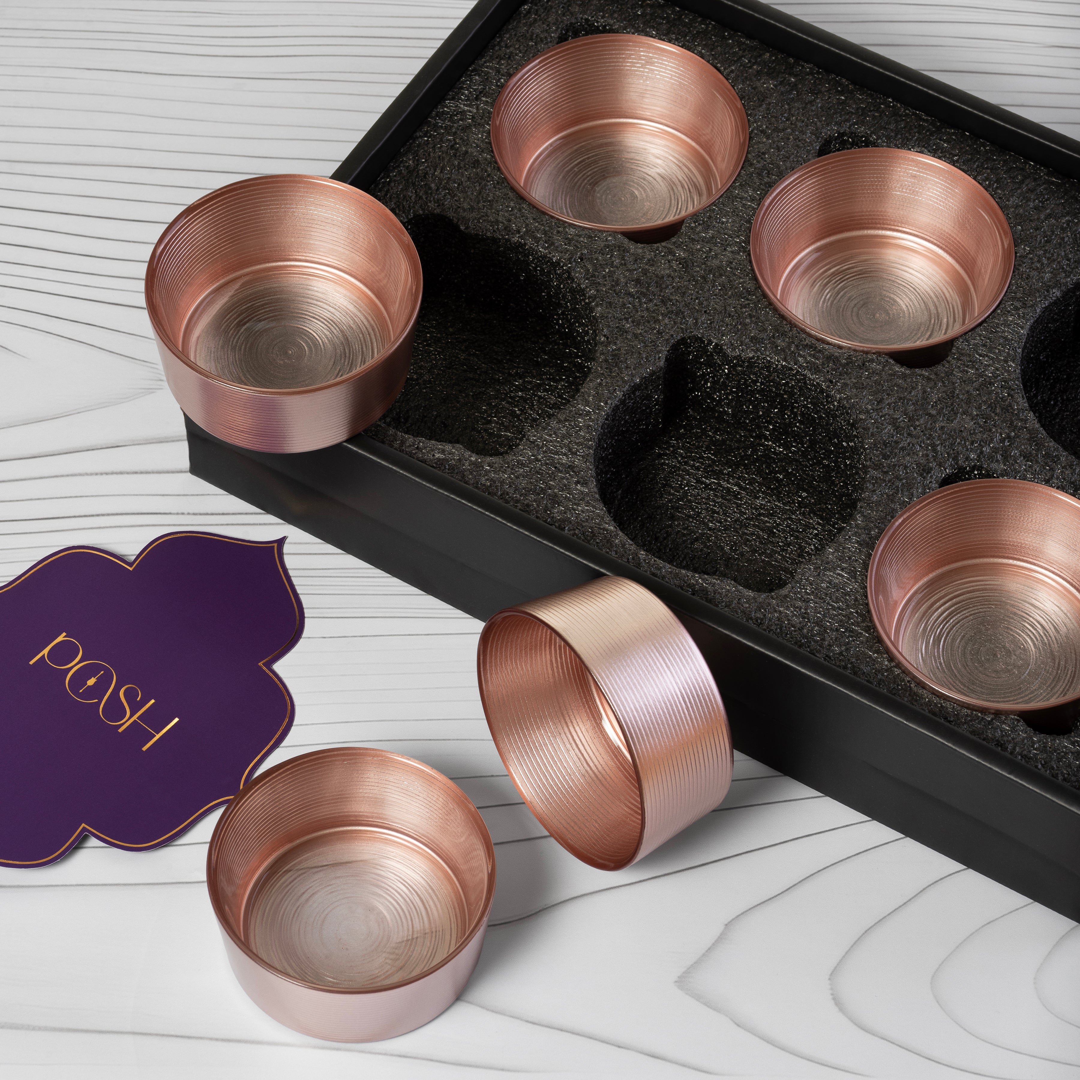 Classic Bowl ( Purple) Set Of 6 - Gifting