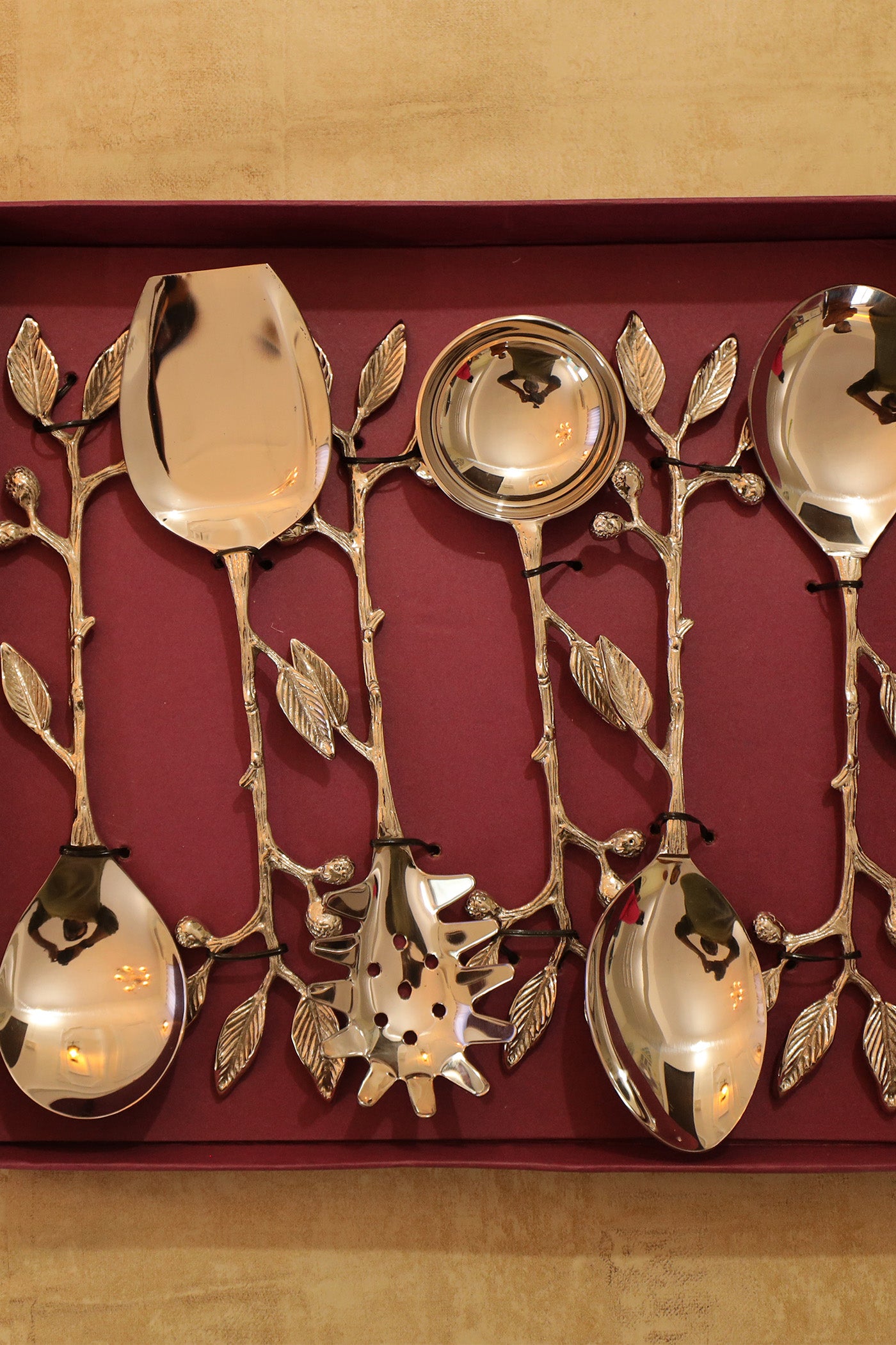 Tropical Serving Spoons Set Of 6