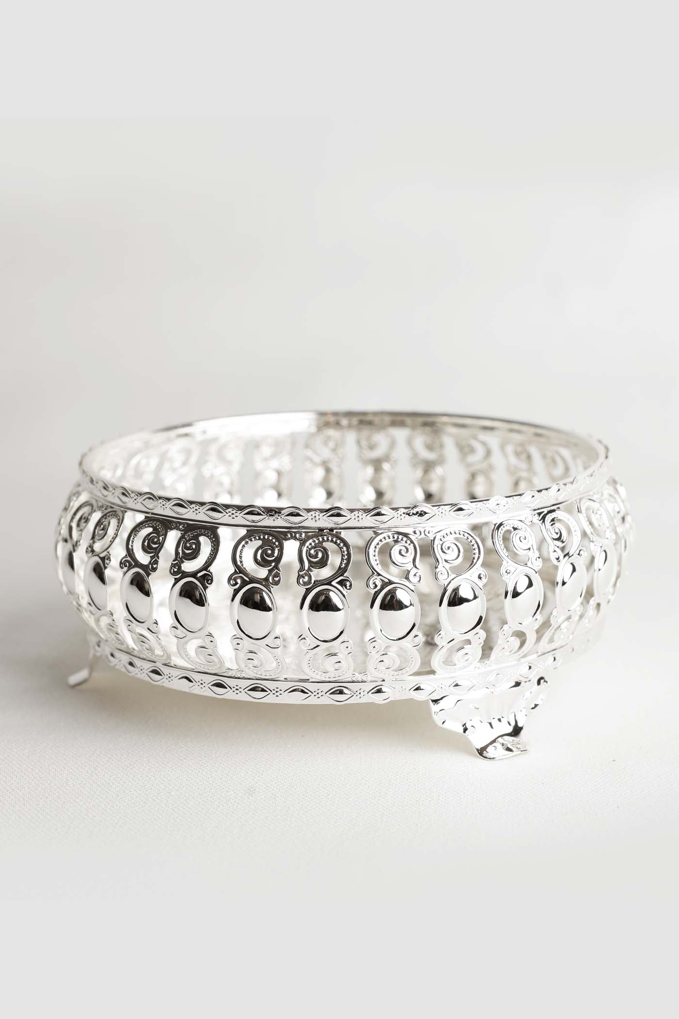 Rakhsha Bandhan Gift Hamper German Silver Small Tray
