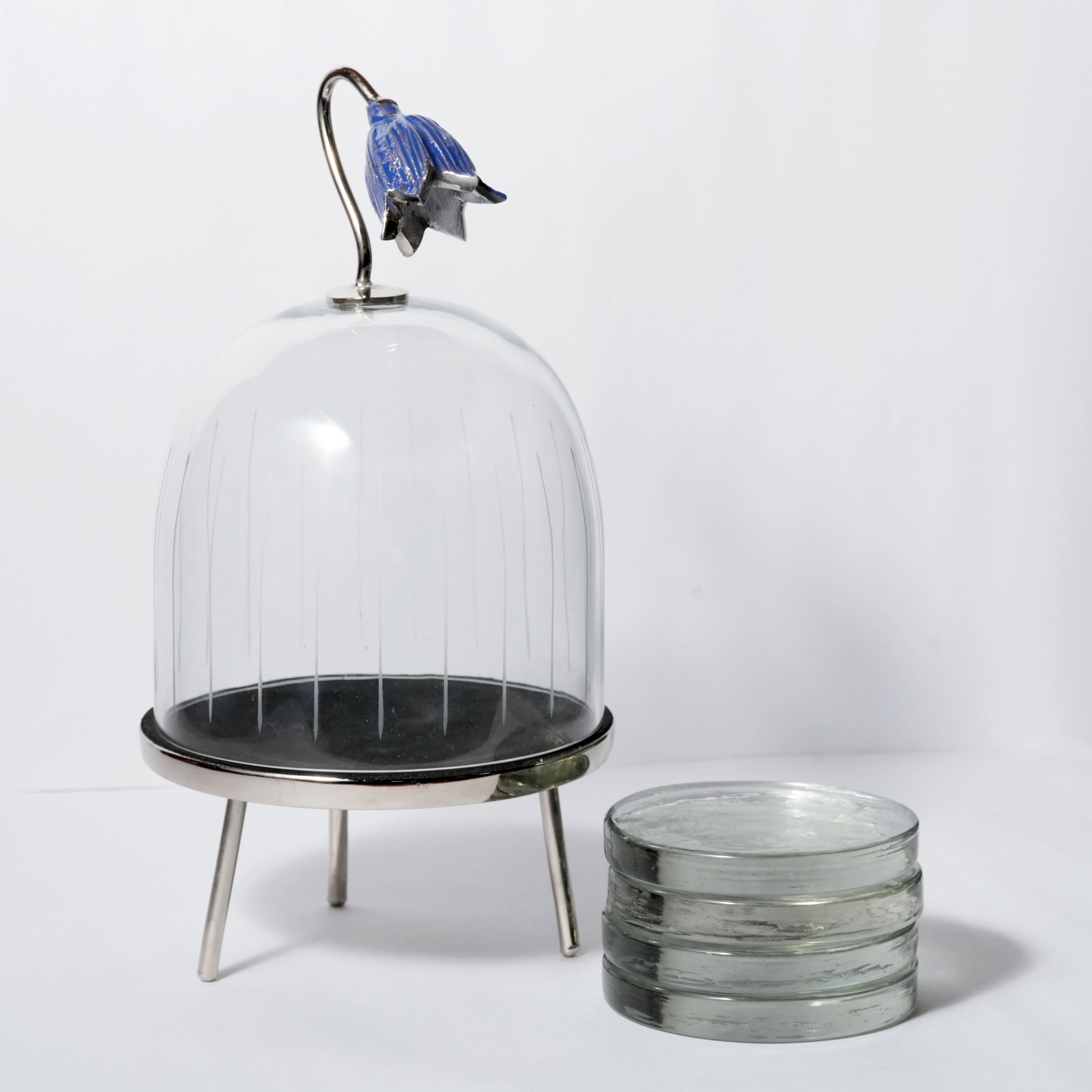 Tulip Coaster Holder with 4 Coasters