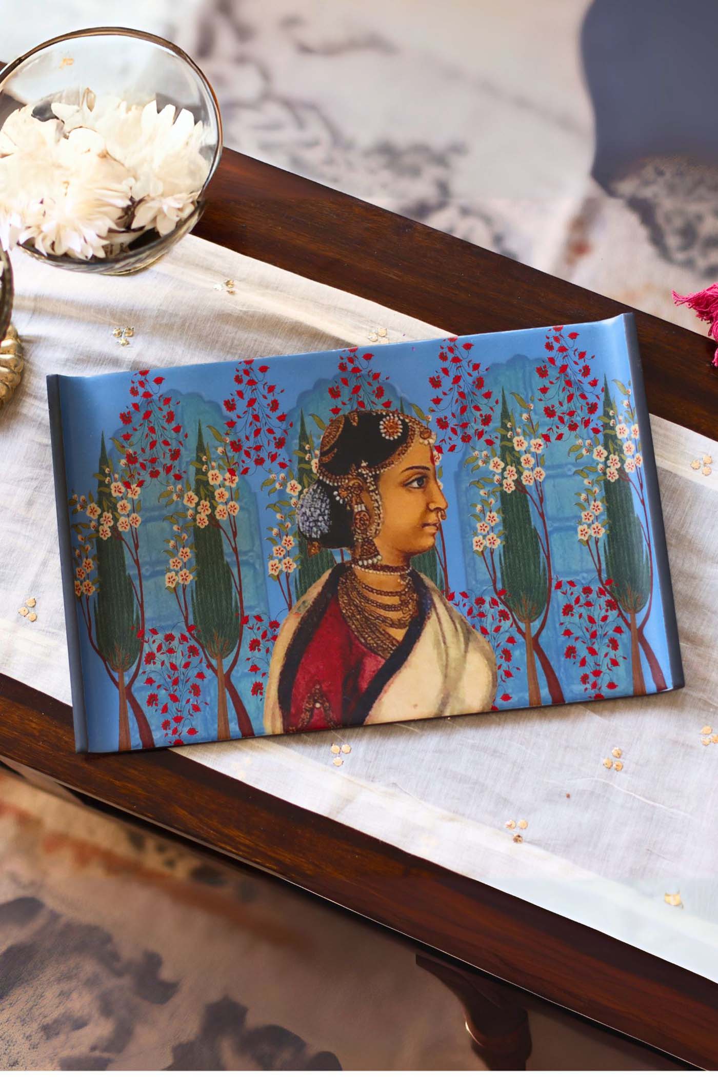 Rakhsha Bandhan Gift Hamper Amulya Blue Tray